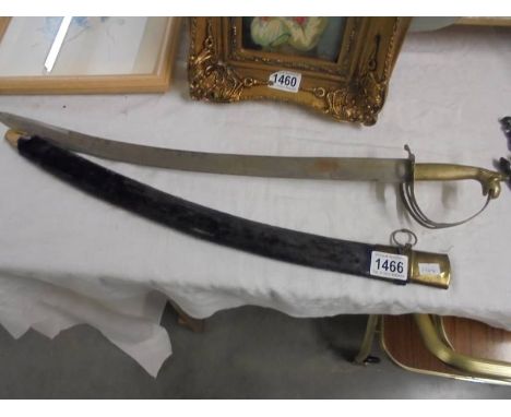 An old sword in scabbard. COLLECT ONLY.