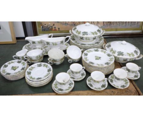 A Royal Worcester Hop pattern dinner service, approximately 47 pieces **PLEASE NOTE THIS LOT IS NOT ELIGIBLE FOR POSTING AND 