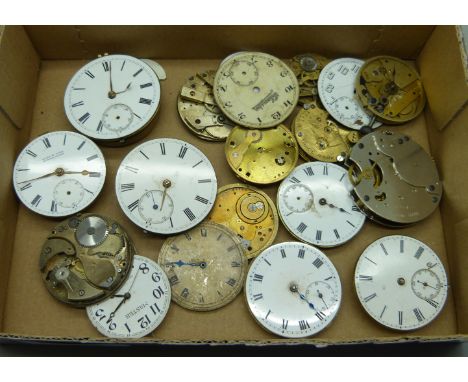 Pocket watch movements 