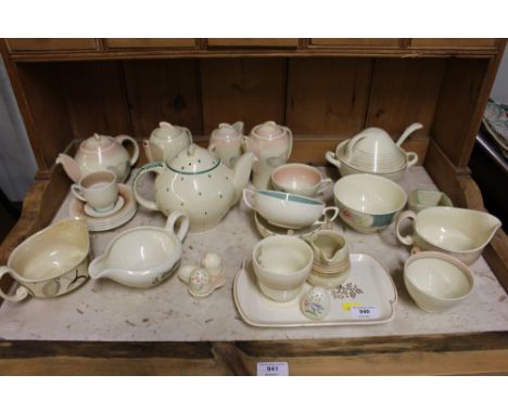 A quantity of Susie Copper tea and coffee ware, a sucrier with ladle etc.