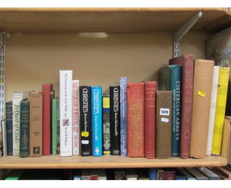 A quantity of very early 20th century and other reference books relating to antique and arts, including Tapestry Weaving in E