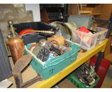 A quantity of miscellaneous items to include a small collection of vintage and later telephones including a solitaire 1000 co