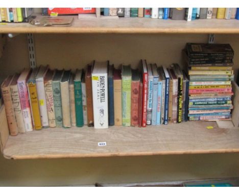 A quantity of vintage travel and adventure books, most with original dust wrappers together with a small quantity of books ab