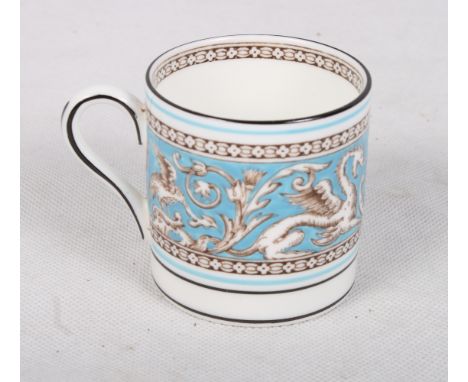 A set of ten Wedgwood "Florentine" coffee cans and saucers