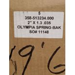 Lot of approx. 10 -- Olympia Spring Bak throw away resaw blades All items sold subject to seller