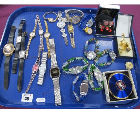 A Small Selection of Modern Ladies Wristwatches, including Timez, C&amp;C, Accurist, Pulsar etc, together with a vintage Seko