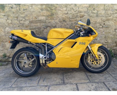 2000 Ducati 996 Registration number X416 PFE Frame number ZDMH200AAXB007566 Engine number ZDM996W4 011097 16,070 recorded mil