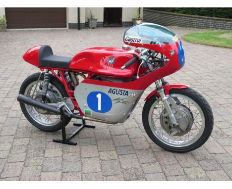 1973 MV Agusta 350Engine number 216137Well prepared 350 racing machine constructed in the 1970s Using a specially made frame 