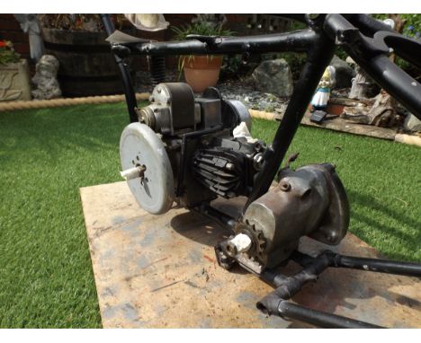 1932 Douglas TS frame With an engine, gearbox, clutch and a magneto (£500 rebuild)