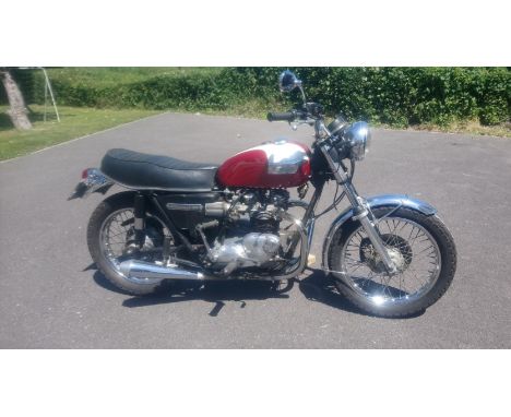 1975 Triumph T140 BonnevilleRegistration number KVX 705PFrame number GK61803Engine number GK6180326,939 recorded milesPresent