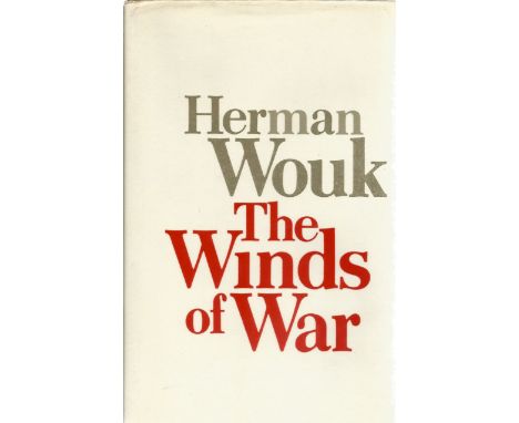 Herman Wouk. The Winds Of War. A WW2 First edition hardback book in average condition. Signed by the author AND David Bowman 