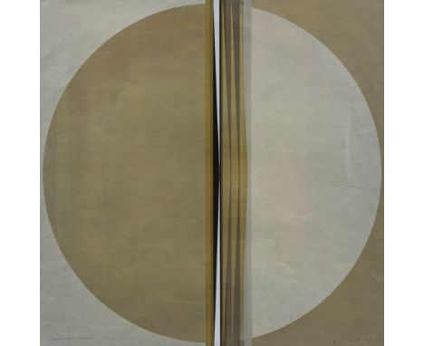 Lothar Quinte1923 Neiße/Oberschlesien - 2000 Wintzenbach - Ohne Titel - Farbserigrafie/Papier. 1/100. Bez. l. u.: épreuve d'a