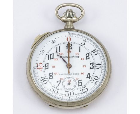 Excelsior Park - ChronographModell: Chrono-Sport. Schweiz, 1920er Jahre, Art Déco. Nickel. Gewicht: 83 g. Div. Gehäuse-Nr. 45