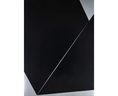 Erich Hauser1930 Rietheim-Weilheim - 2004 Rottweil - Ohne Titel - Farbserigrafie/Karton. 1/115. 75,5 x 56 cm (Druck- und Blat