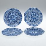 Vier Teller, China, um 1800