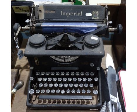 An Antique Imperial Office typewriter 