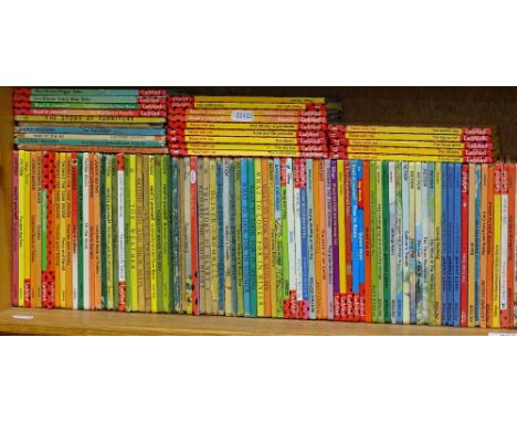 A shelf of Vintage and other Ladybird books 