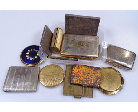 Vintage compacts and cigarette cases 