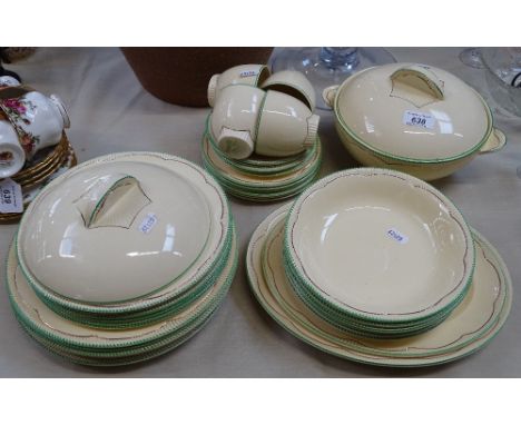 Clarice Cliff Newport Pottery dinner and teaware 