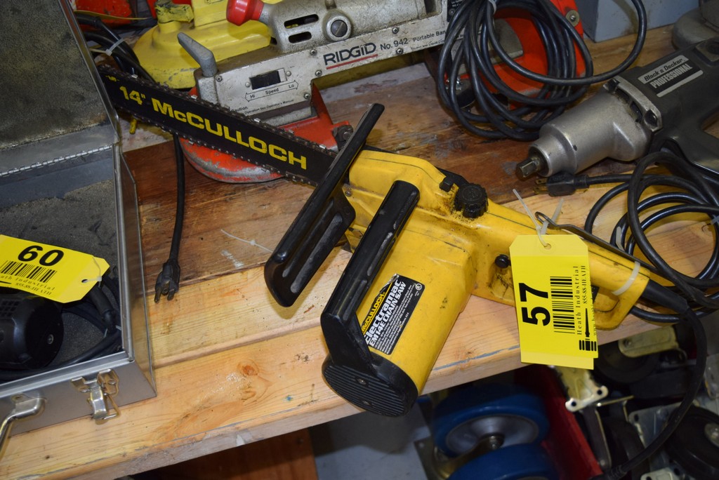 McCULLOCH EM14 ELECTRIC CHAIN SAW