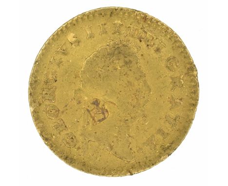 King George III, Third-Guinea, 1797. King George III, Third-Guinea, 1797, First laureate head r. R. Crown, date in legend, ed