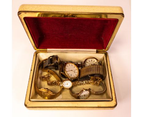 A collection of ladies &amp; gentleman's Rotary wristwatches. (5) 