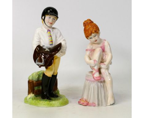 Royal Worcester Child figures First Prize &amp; Ballet (2) 