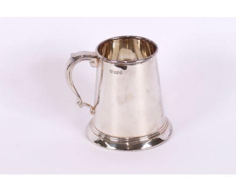 A silver ale mug, Sheffield 1965, 13.5oz