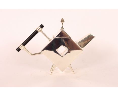 A Dresser style plated teapot