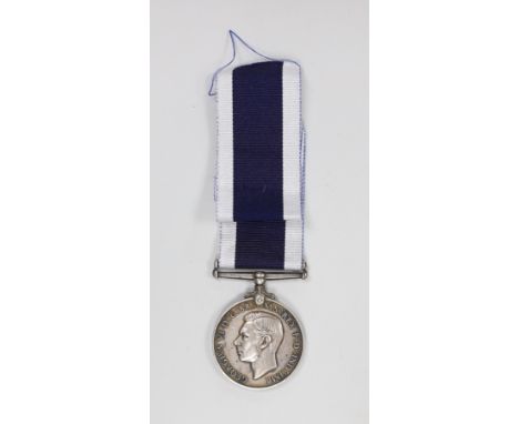 A Royal Navy Long Service and Good Conduct medal to k.62909 DRAGE STO.1. HMS COURAGEOUS, George VI issue
