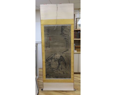 Two Chinese scroll pictures