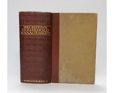 ° ° Beeton, Isabella - Mrs Beeton's Household Management: a complete cookery book ... new edition (by 'the Editors'). 32 colo