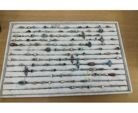 Large selection of vintage and later rings 