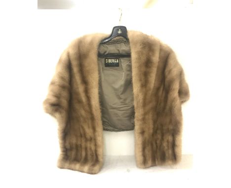 Ladies siberian fur store fur shawl 