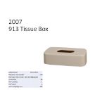 PLASTIC INJECTION MOLD - 913 Tissue Box