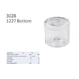 PLASTIC INJECTION MOLD - 1227 cotton jar bottom