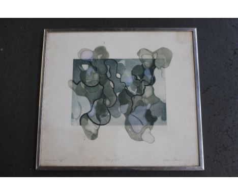 Eileen Ormiston, Helleborous Niger, etching edition number 5/6, signed and inscribed at base of plate in pencil, framed, 57 x