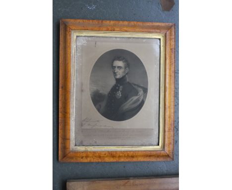 Thomas Fairland (1804-1852) After Henry Mosely, Portrait of Major General Harry Smith Bart of Aliwal, signed by the sitter, p