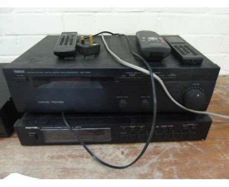 ROTEL RT-850AL STEREO TUNER. AM/MW/FM and a Yamaha DSP-E390 Amplifier,NATURAL SOUND DIGITAL SOUND FIELD PROCESSOR