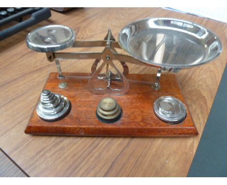 A set of Warranted Accurate scales, with weights