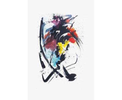 Jean Miotte (Paris 1926 - Pignans 2016). Komposition. Farbradierung, 98 x 65 cm, r. u. mit Bleistift sign. J. Miotte, l. u. n