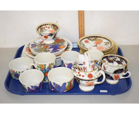 Quantity of Villeroy and Boch Acapulco tea wares together with a quantity of Shelley tea wares, pattern 8524