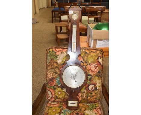 Mollini, London a Georgian mahogany cased barometer for restoration
