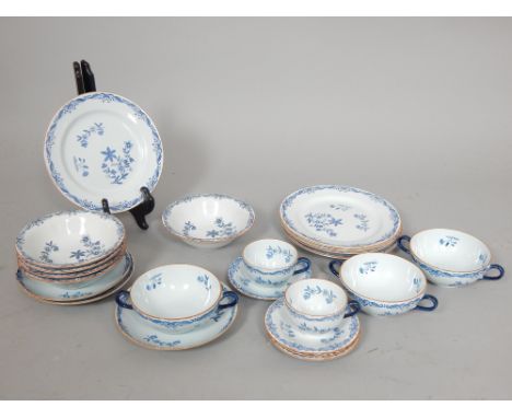 Rorstrand East Indies pattern thirty-six piece part dinner and tea service