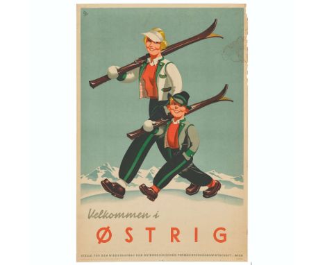  BP ØSTRIG lithographic poster, condition B; not backed&nbsp; 37.5in x 24.5in (96cm x 62cm)   