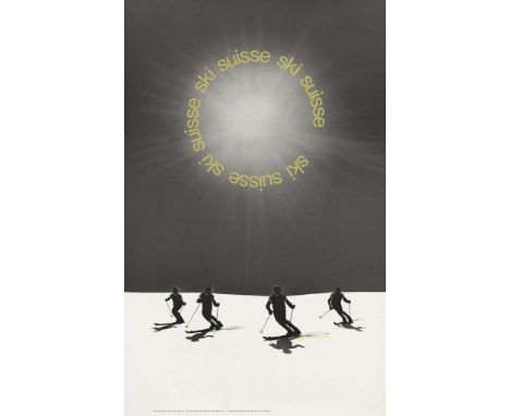  EUGEN BACHMANN SKI SUISSE offset lithographic poster,1960, condition A, not backed 40 x 25in. (102 x 64cm.)   