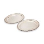 PAUL STORR: A PAIR OF GEORGE III STERLING SILVER MEAT DISHES, LONDON, 1803