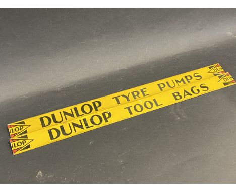 Two Dunlop shelf strips, in good condition. 