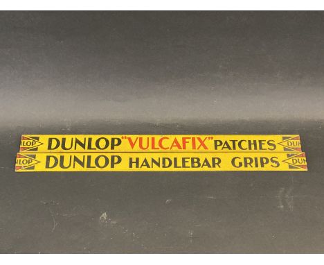 Two Dunlop shelf strips, in good condition. 