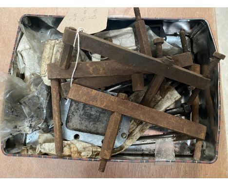 A tin of Lagonda 2 litre cylinder head tools.